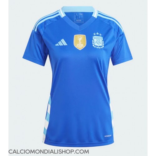 Maglie da calcio Argentina Seconda Maglia Femminile Copa America 2024 Manica Corta